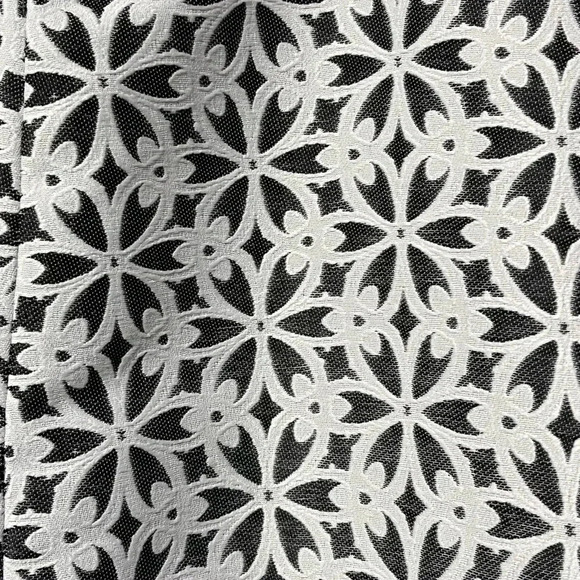 Lord & Taylor Black and White  Floral Pencil Skirt - Picture 3 of 10